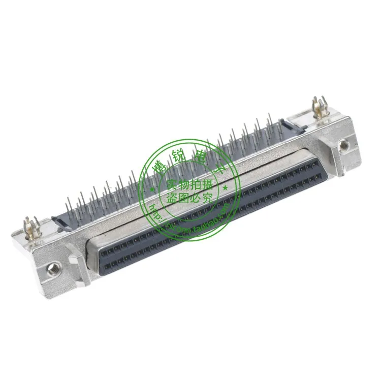 

Original AMP SCSI connector 68PIN 90 degree bend feet female end model 787082-7 HPDB68