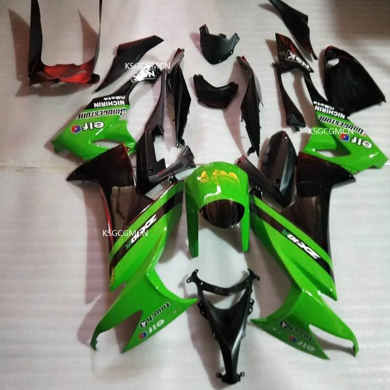 

Motorbike body parts fairing kit for Kawasaki Ninja ZX10R 08-10 green black fairings set ZX10R 2000-2010 Kawasaki parts