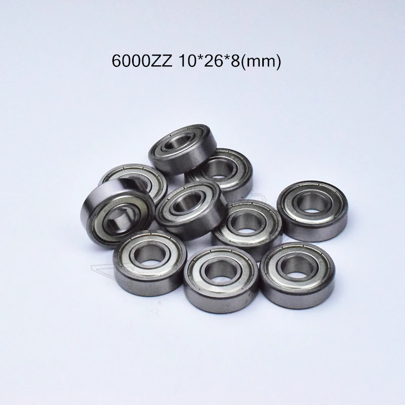 

Bearing 1pcs 6000ZZ 10*26*8(mm) chrome steel Metal Sealed High speed Mechanical equipment parts