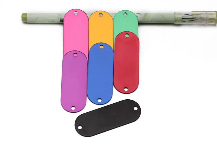 

2000 pcs/lot Aluminium Tags for Pets Personalised for Dog, Cat, Pet, Puppy Kitten Collar Tag