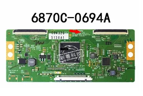 T-COn V16_55UHD_TM120_V1.0 6870C-0694A logic board connect with  T-CON connect board