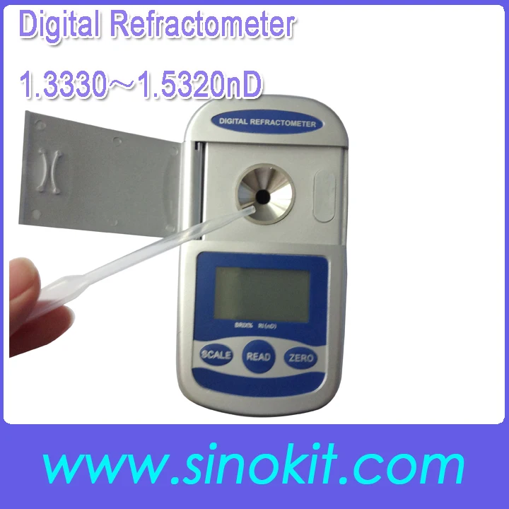 Professional 1.3330-1.5320nD Digital Refractometer - PDR153