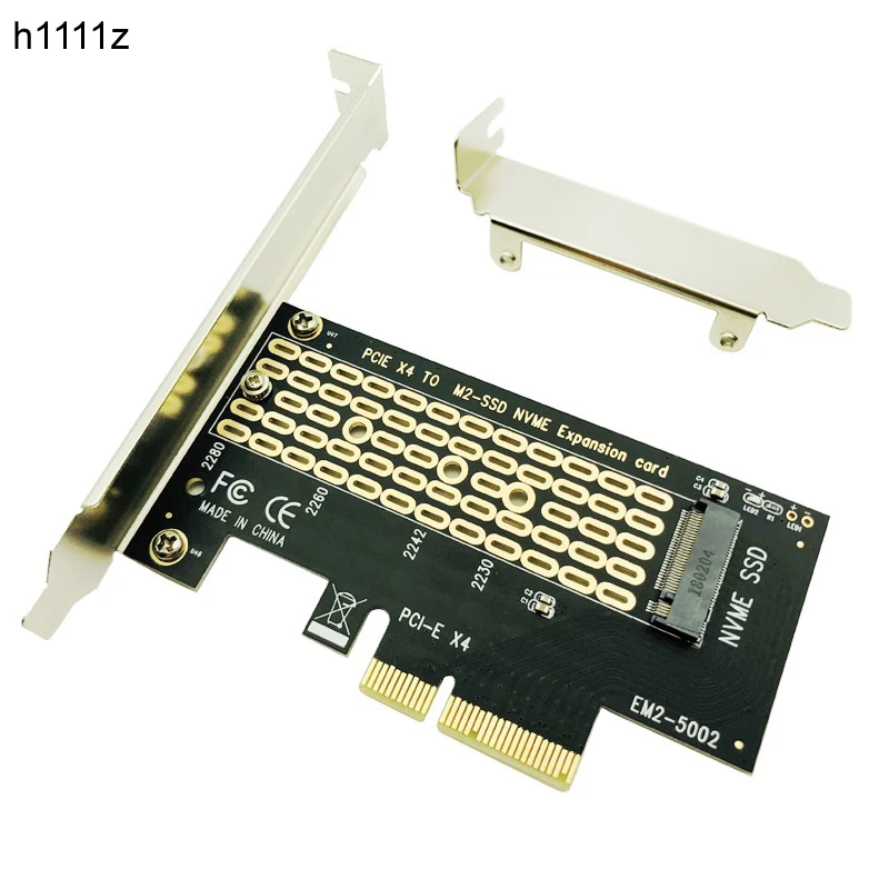 

PCI-Express PCI-E 3.0 X4 to M.2 NVMe M Key Interface Converter Adapter Card M2 NVMe PCIE SSD Riser Card for 2230 2242 2260 2280