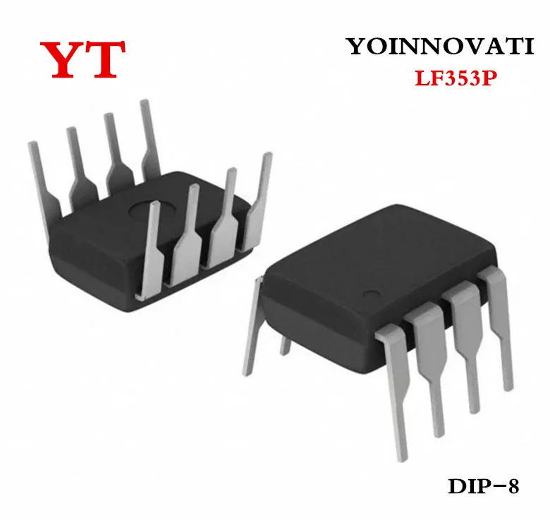  10 PCS / LOT LF353P LF353 353P IC 3MHZ DIP8 IC