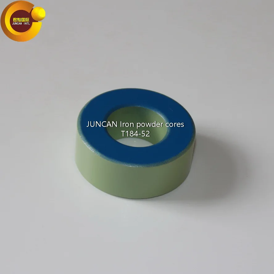 T184-52   Iron Ferrite Toroid Cores 47*24*18mm For Inductors Iron powder Core Blue Green Ring 75μo