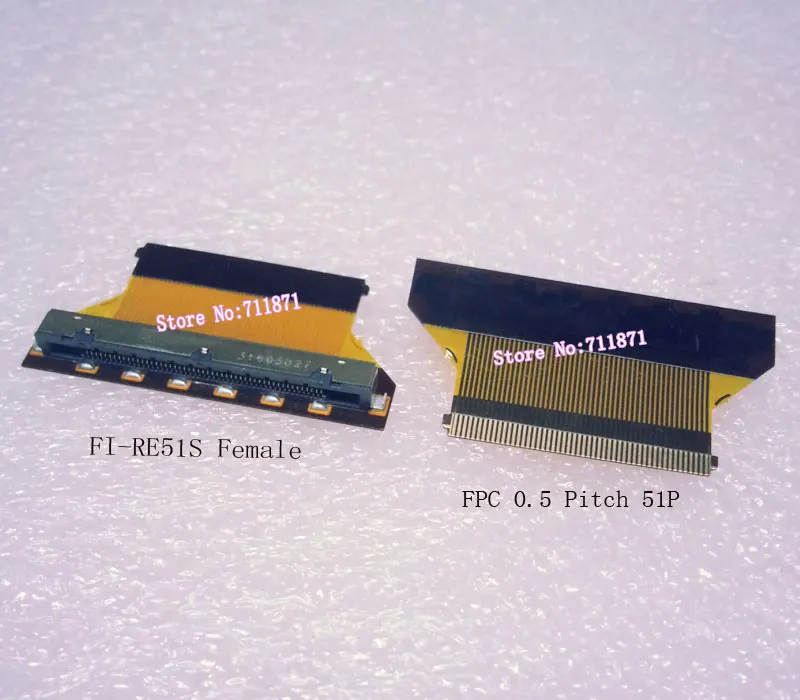 FI-RE51S to FPC 51P Adapter 0.5 Pitch FPC Male FI-RE51S Female Connector 0.5 Pitch 51P FPC FI-RE51S joint converter