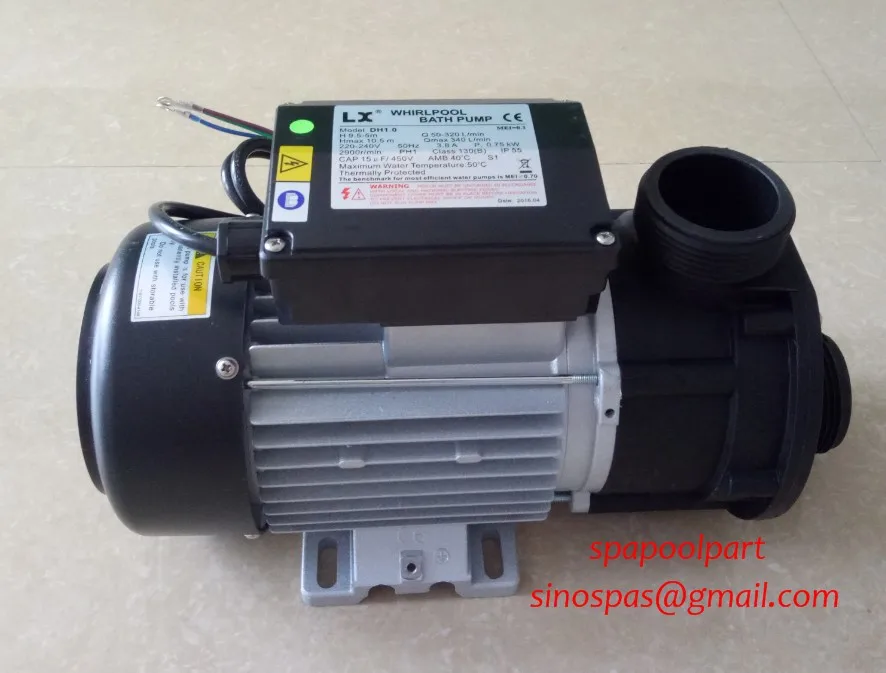 WHIRLPOOL LX DH1.0 hot tub spa bath pump 1HP 750W fit spa circulation pump + global lowest price