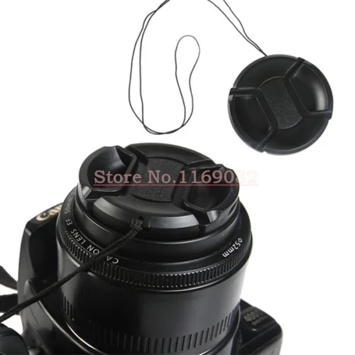 2 in 1 camera DK-20 Eyecup Eyepiece eye cup Rubber + 52mm Snap-on Front Lens Cap cover For D3000 D90 D80 D60 D50 D40