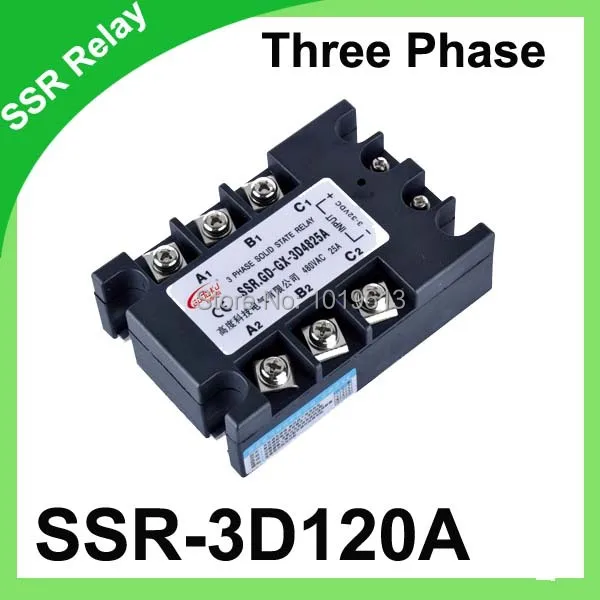 Factory Supply da SSR-120A  three phase Solid State Relay ssr 120a