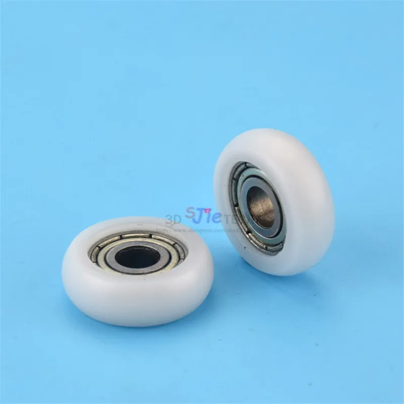 5*18*6mm R wheel POM bearing pulley with 695zz bearing for doors and Windows timing belt idler pulley+bearing