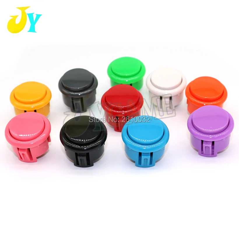 100PCS 30mm button push button switch Copy OBSF-30 sanwa button Arcade Start Button Switch