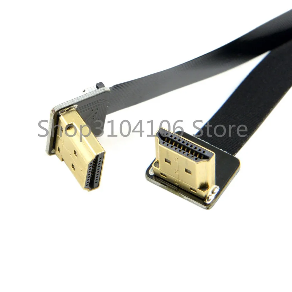 FPV FPC Ribbon Flat Cable 0.5mm Pitch 20Pin for HD-compatible HDTV FPV Multicopter Aerial Photography 5 10 20 30 50 80 100cm