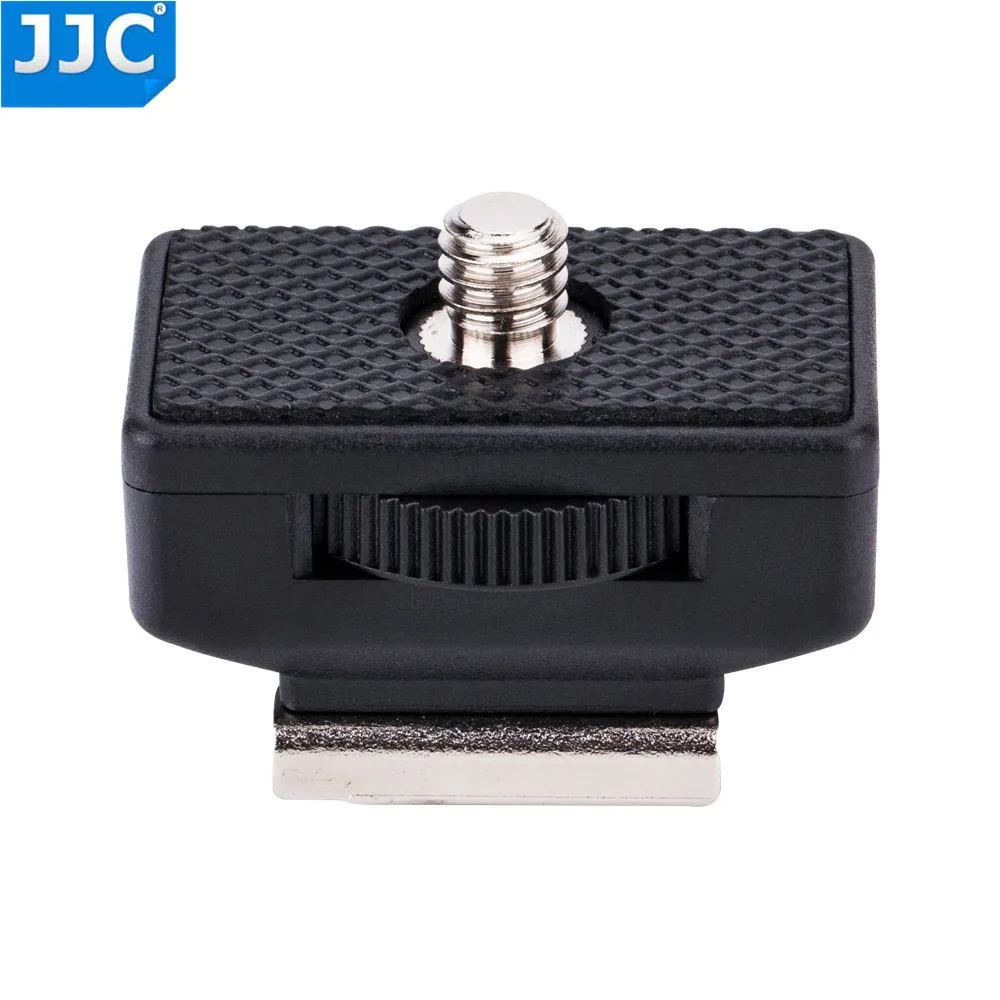 Adaptador de zapata JJC MSA-9 para luz de trípode de Flash auxiliar, perno roscado de 1/4 "-20 a adaptador de zapata hembra