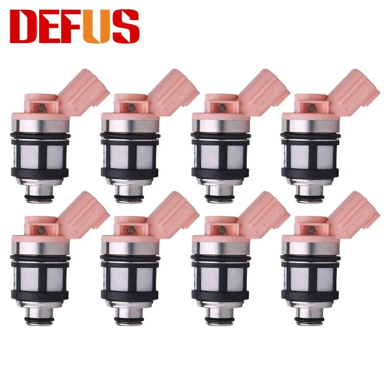 DEFUS 8PCS 1000cc Fuel Injector Bico JS23-4 166001800 166001801 For NISSAN Micra K11 Unisia Jecs Nozzle 16600-9S200 NEW