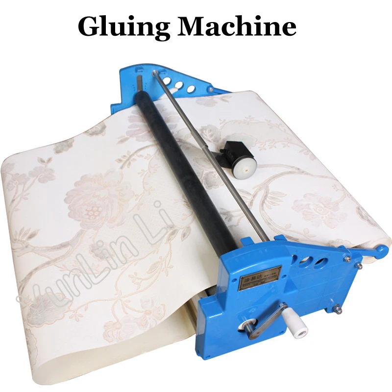 Manuale 53cm macchina per rivestimento colla carta da parati Coater carta da parati pasta cementazione Gumming Starching incollatrice