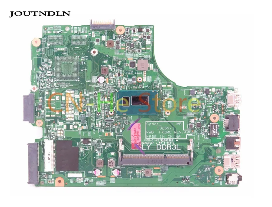 FOR Dell Inspiron 3542 Laptop Motherboard FX3MC 0XDMH 00XDMH CN-00XDMH DDR3L W i3-4030U CPU 100% Perfect Work