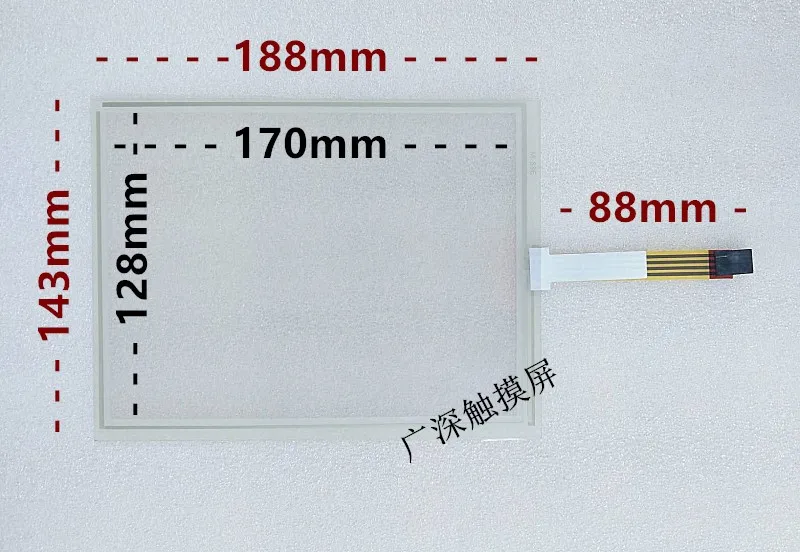 8.4 inch touchpad 4 wire resistive industrial control panel 4:3 industrial equipment dedicated 188*143