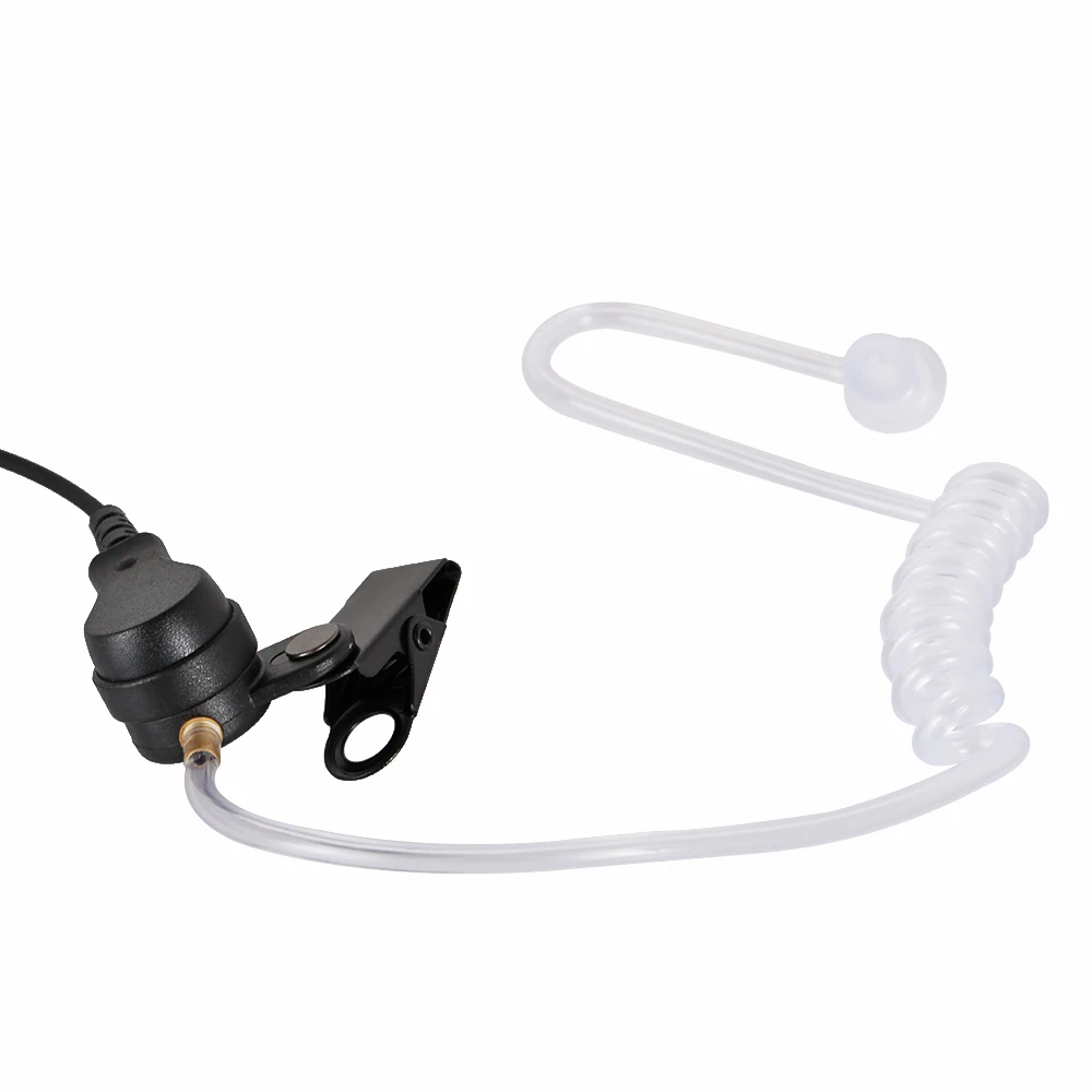 YIDATON Air Tube Earpiece Headset PTT for YAESU Walkie Talkie VX-7R VX-6R FT-250R HX471 HX460 radio amador Air Tube Earpiece