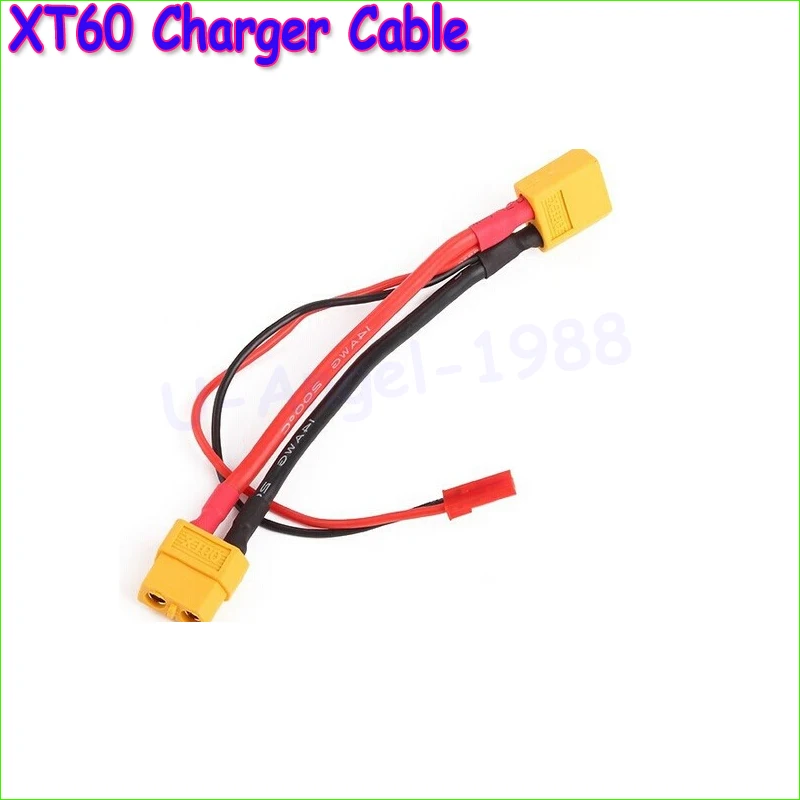 XT60 Male Convert to XT60 Female & JST Female Conversion Charger Cable for Rc Drone Car Boat Dropship