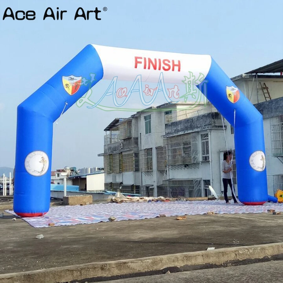 Arche de Course Gonflable Stable Personnalisée pour Publicité et Événements Sportifs, Sponsor de Course en Plein Air