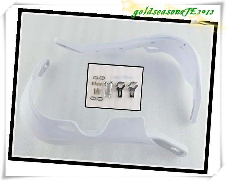 white Handguards Hand Guard Raptor  for kawasaki KFX450R KFX400 KLX250 7/8