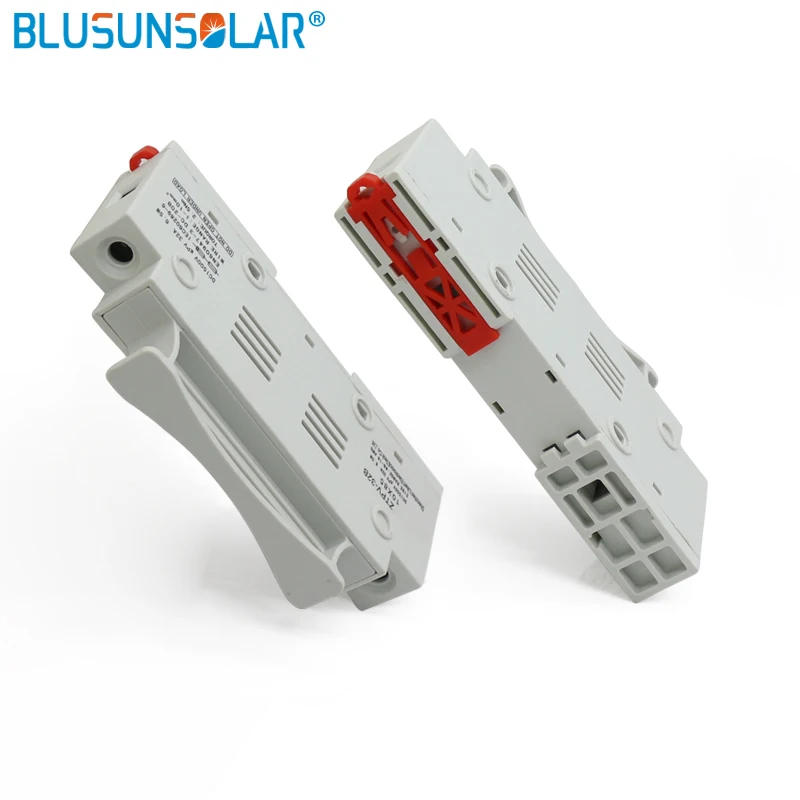 

1PCS Solar Fuse 1500VDC 10X85 gPV with 1PCS 15A Solar Fuse Box Holder Din Rail Mount for solar panel