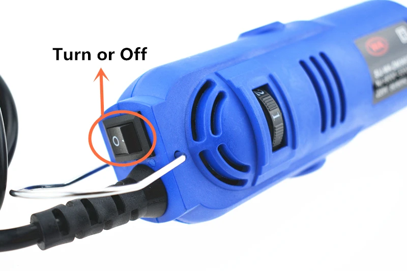 Jrealmer Professional Electric Mini Die Grinder Dremel Tool 3mm Chuck Variable Speed Rotary Tool& Free Flexible Shaft