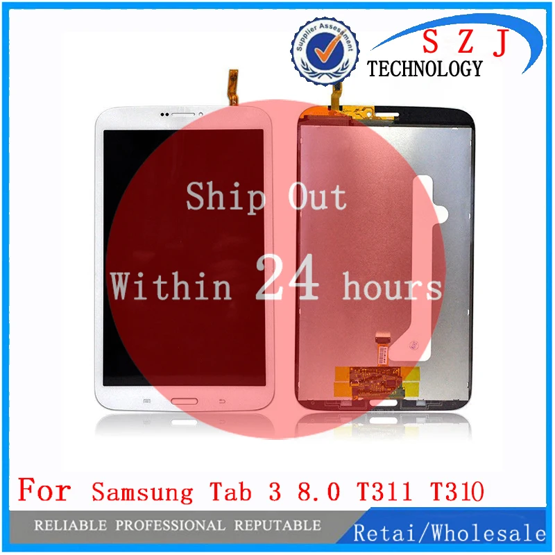 

New 8 inch For Samsung Galaxy Tab 3 8.0 SM-T311 T310 T311 T315 SM-T315 LCD Display Screen+Touch Digitizer Assembly