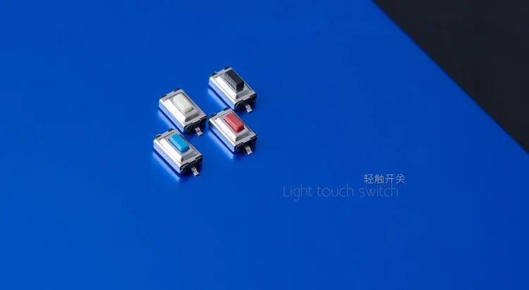 50PCS  YT996 High Quality  Micro Switch Light Touch Switch Self-Reset  3*6*2.5mm   Four-Color  2Pin    Key Switch