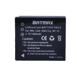 Batmax 1 szt. CGA-S005 S005 BCC12 CGA-S005E DMW-BCC12 bateria do Panasonic Lumix DMC-FX180 DMC-LX1 DMC-LX2 LX3 FS1 FS2 FX01