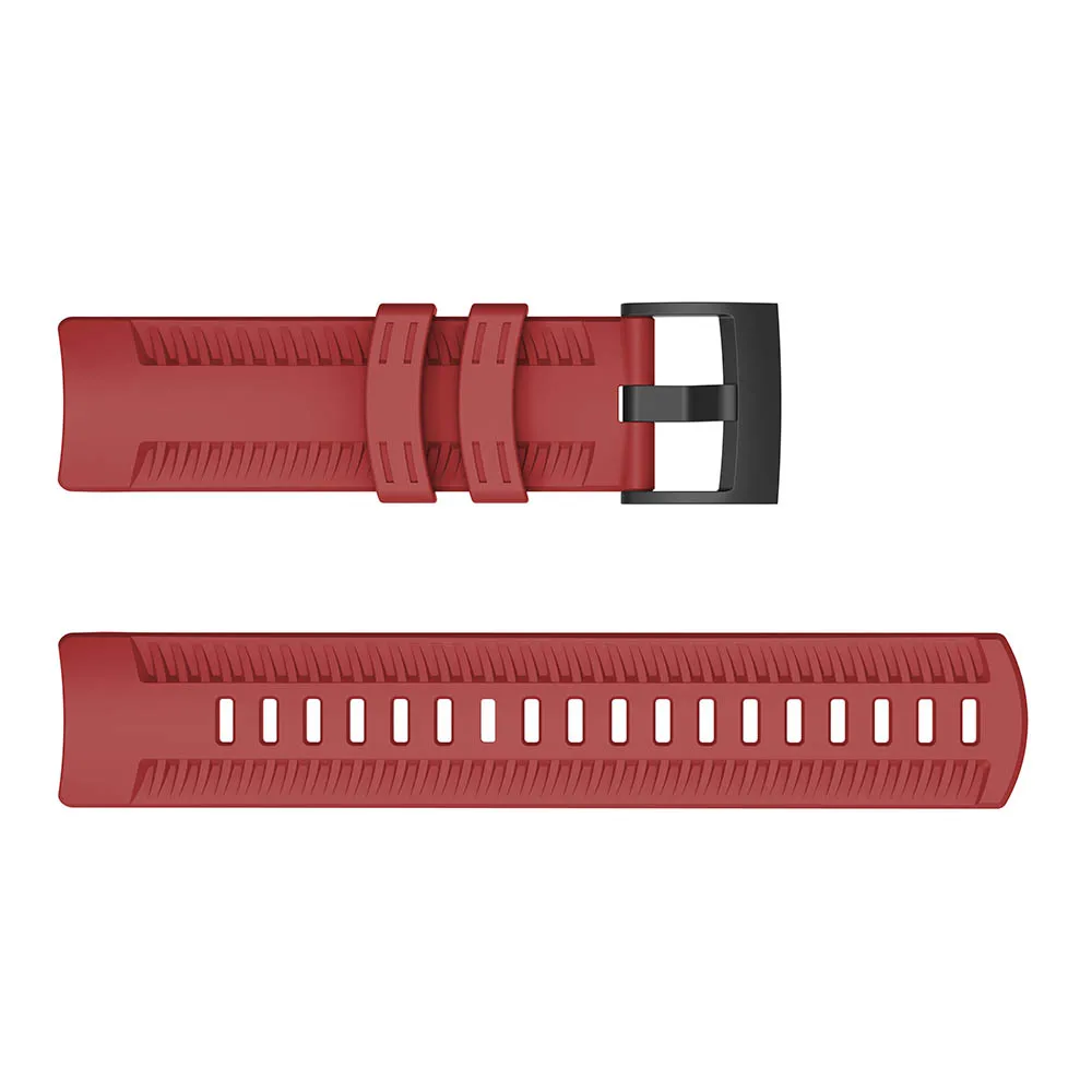 24mm Silicone Replacement Accessory Watch Band Wrist Strap Bracelet for Suunto 9 /9 Baro/D5/ Spartan Sport Wrist HR Smartwatch