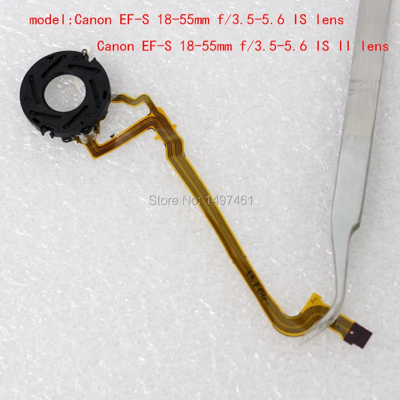 5PCS Aperture group with cable repair parts for Canon EF-S 18-55mm f/3.5-5.6 IS and EF-S 18-55mm f/3.5-5.6 IS II Lens