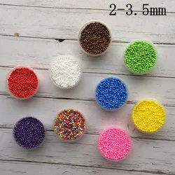 3 scatole di Polistirolo Polistirolo Slime Scatola di Particelle di Perle di Schiuma Neve Fango Accessori Palle Decorative FAI DA TE Forniture GIOCATTOLI di PERLINE