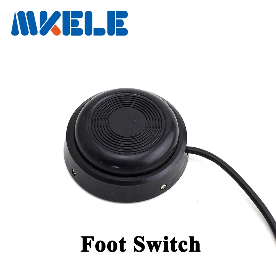 YDT1-8017 high accuracy on off round Foot Push Switch ,Two Inline Lamp Foot Push Switch Power Light Foot Switch