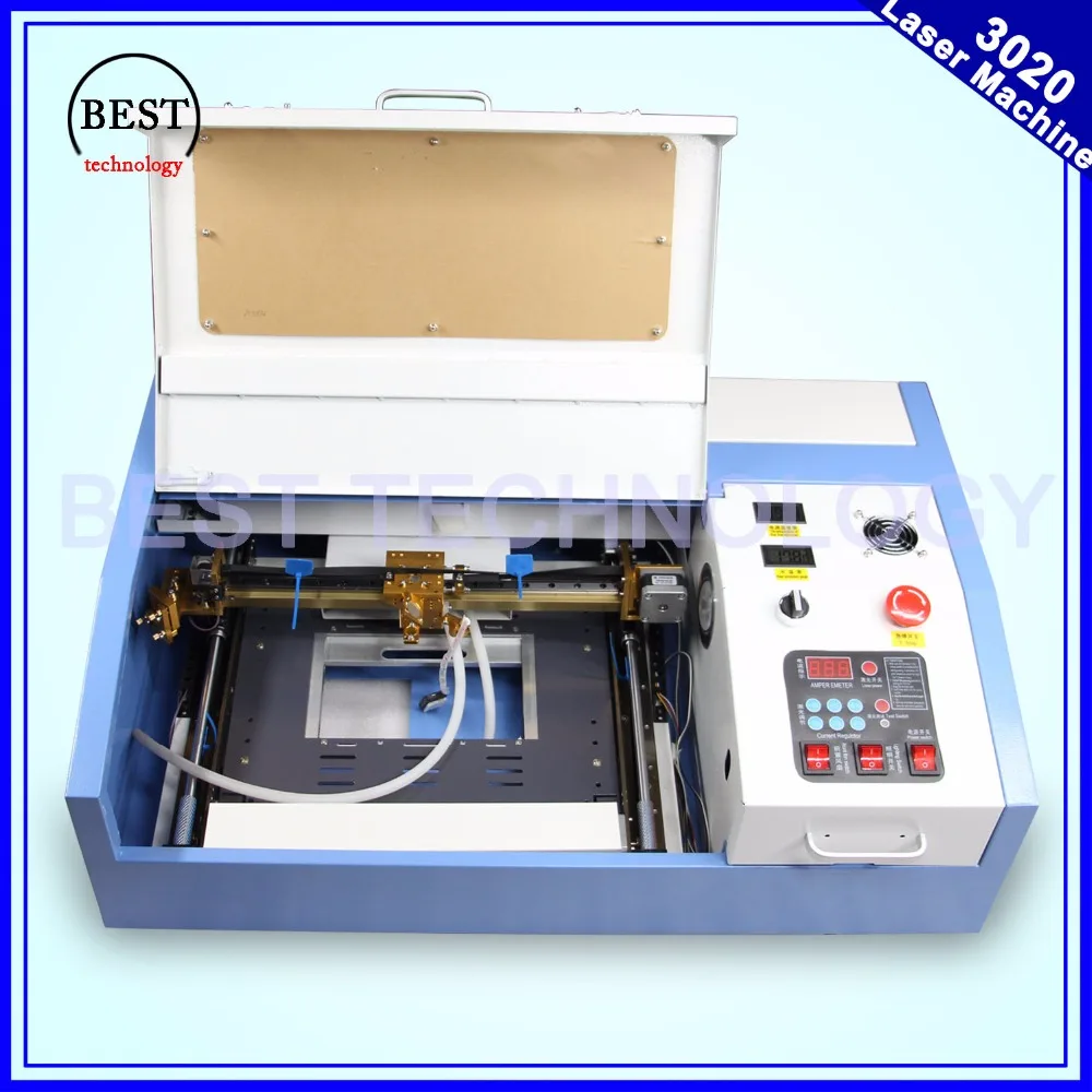 High Quality 110/220V 40W 200*300mm Mini CO2 Laser Engraver Engraving Cutting Machine 3020 Laser with USB Sport