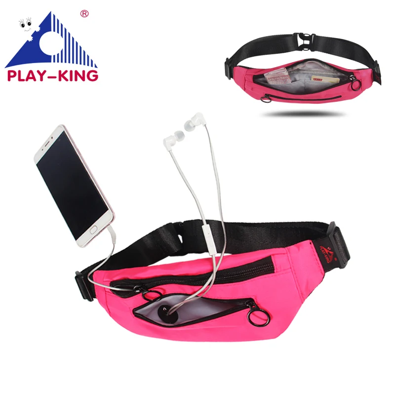 Suporte de telefone móvel impermeável para mulheres, Outdoor Running Waist Bag Pouch, Cinto de lazer esportivo, Jogging Gym Bags