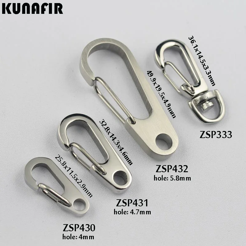 36mm 100% stainless steel key pothook clasp hook fashion jewelry accessories chain necklace parts 20pcs ZSP333