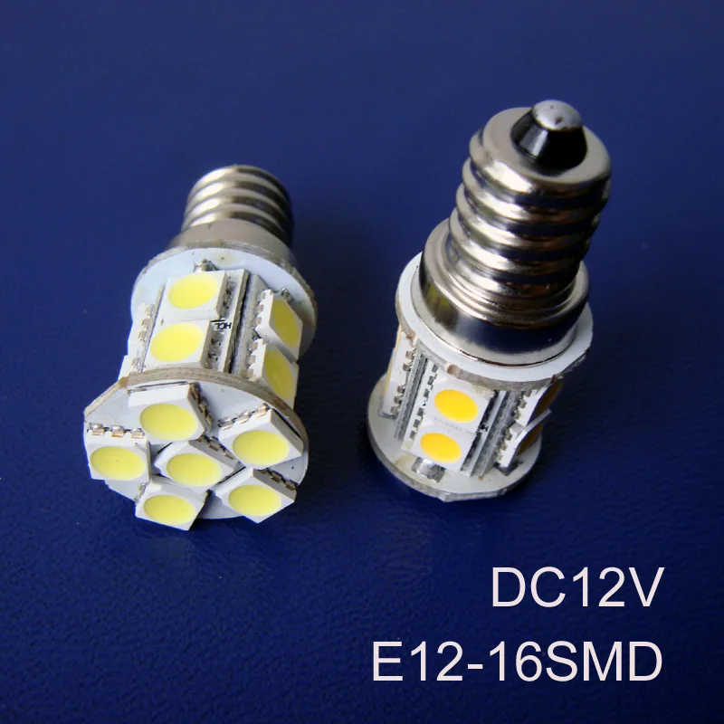 

High quality 5050 2.8W DC12V E12 led bulbs,12V Led E12 lamps,e12 Led lights free shipping 10pcs/lot