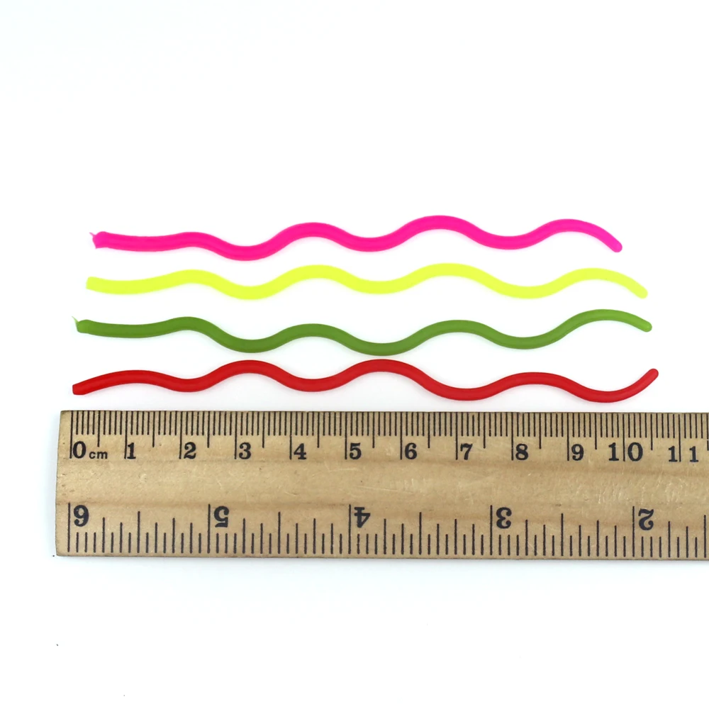Wifreo 330PCS Mix Color Squirmy Worms Fly Tying Material San Juan Worm Flies for Trout Bass Fishing