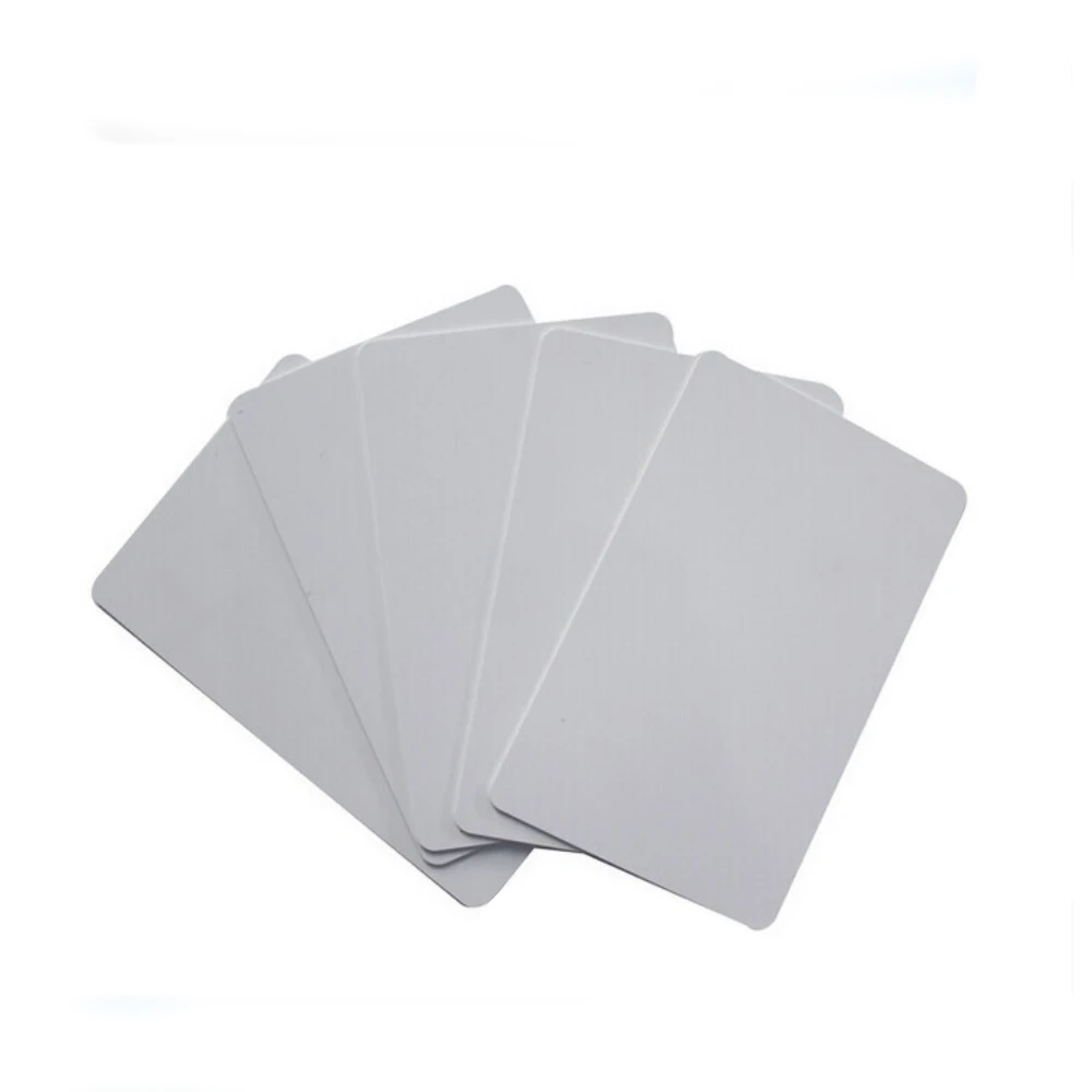 100pcs White NFC Smart Card Tag For IC 13.56MHz RFID Readable Writable New 8.5 x 5.4 x 0.1cm