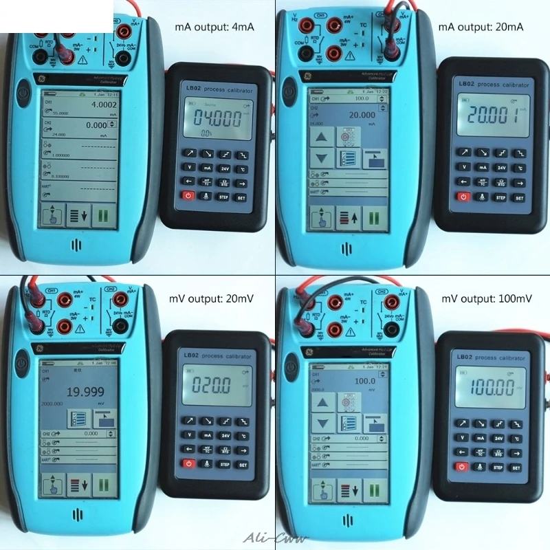 Imagem -02 - Calibrador de Resistência Testador de Corrente Voltímetro 420 ma Gerador de Sinal Lb02