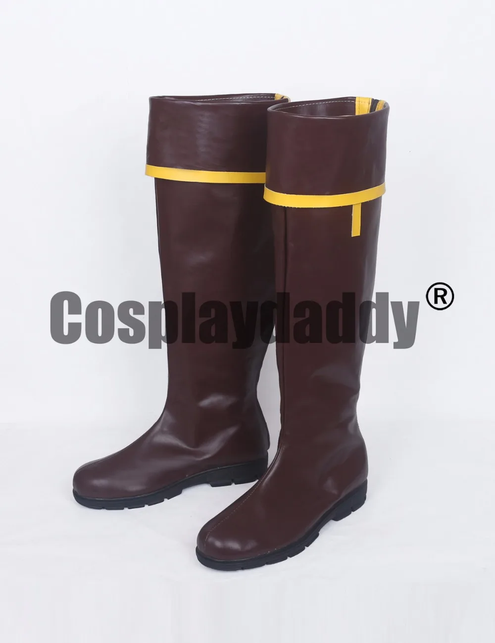 Beauty and the Beast 1991 Version Gaston Cowboy Cosplay Long Boots Shoes S008