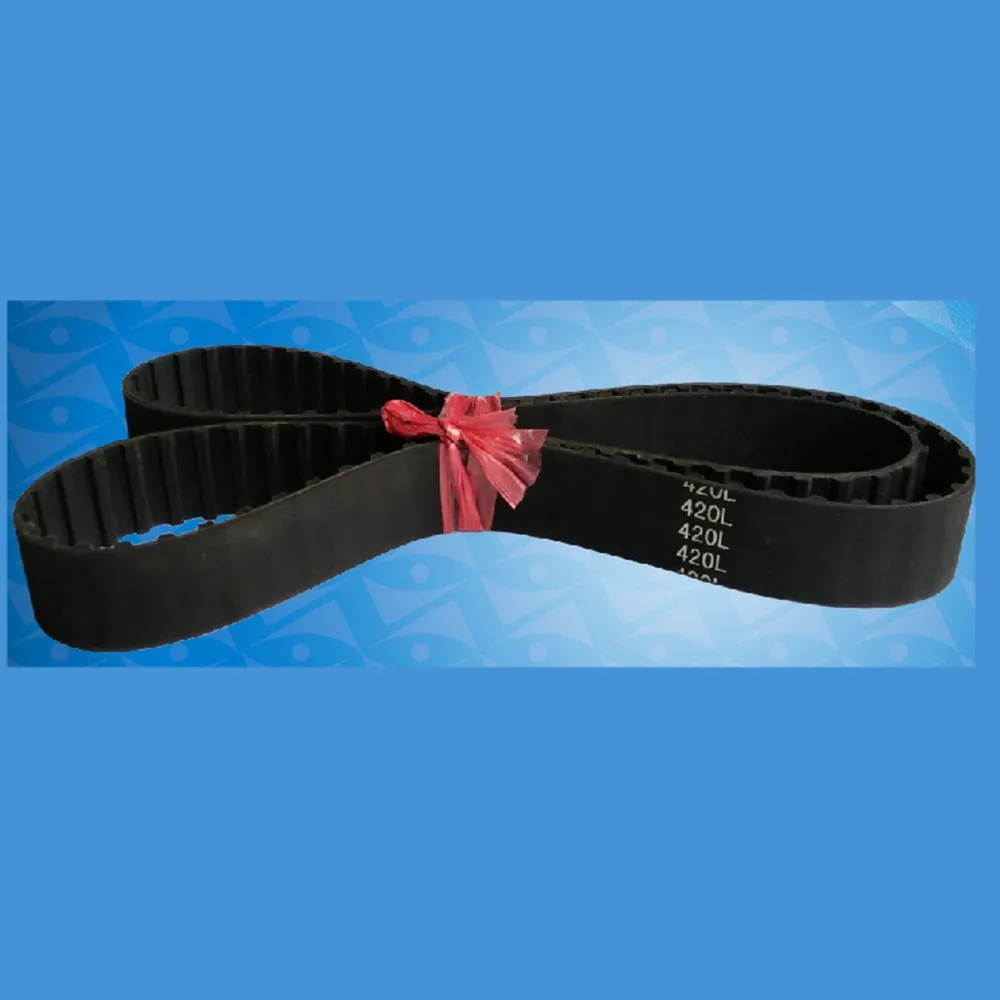 Correia dentada de borracha, correia dentada de borracha 9.525mm de largura 405l 410l 420l 427l 435l 439l 442l