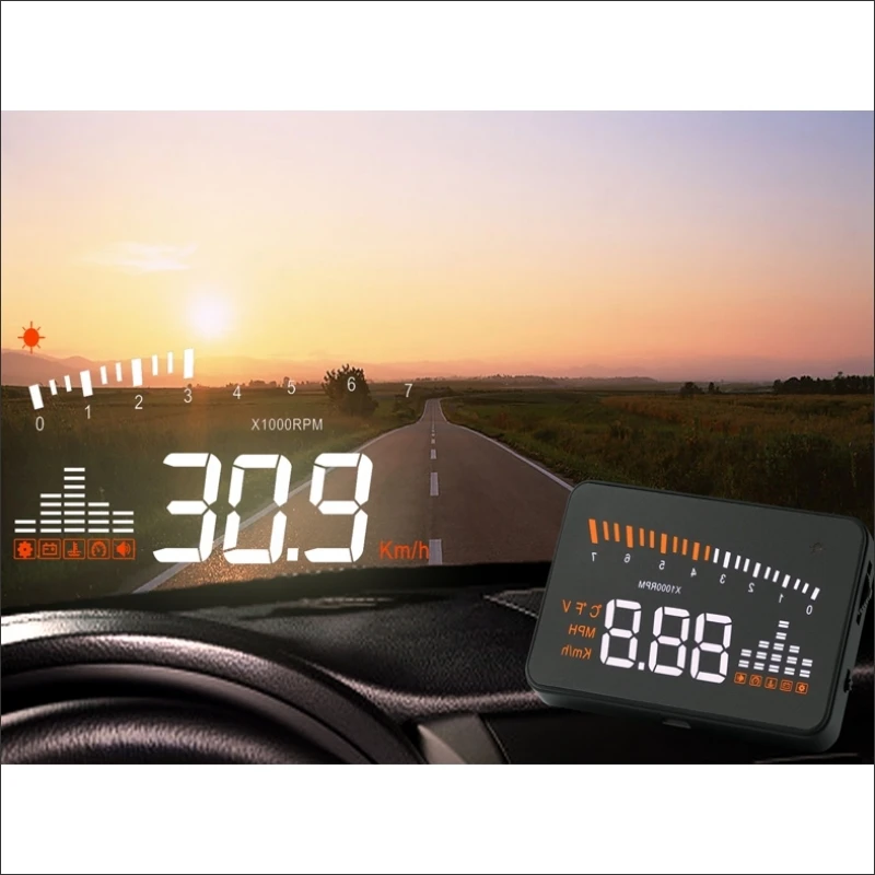 For Peugeot Expert/Partner For Citroen Dispatch/JumpyCar Head-up Display Vehicle Virsual Digital Electronic