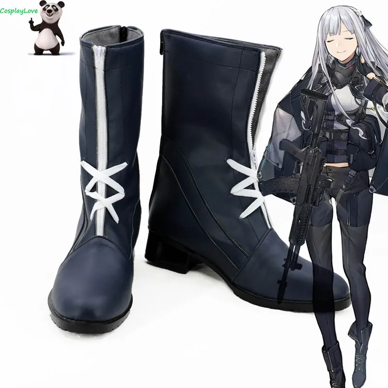 

Girls Frontline AK12 Black Cosplay Shoes Boots Custom Made For Hallowee Christmas CosplayLove