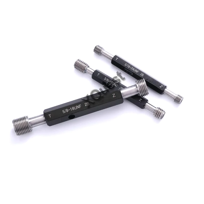 Unified thread plug gauge 2B UNC UN UNEF 1/4 5/16 3/8 7/16 1/2 Right hand Fine Thread gauges UNF 1/4-28 5/16-24 7/16-20 1/2-28