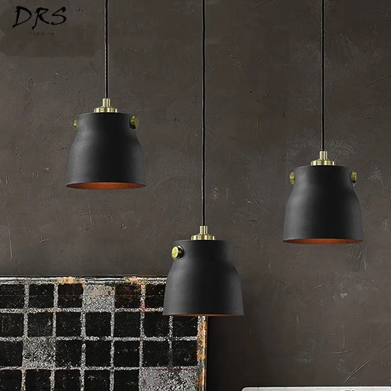 Modern Decor Chandelier Hanging Lamp American Style Retro-style Pendant Lamp Nordic Iron Mine Hammer Living Room Light Fixtures