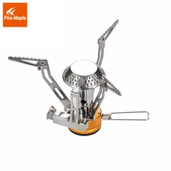 Fire Maple One-Piece Foldable Gas Stove Light Weight Stainless Steel Outdoor Cooker Gas Burner Camping Equipment FMS-102