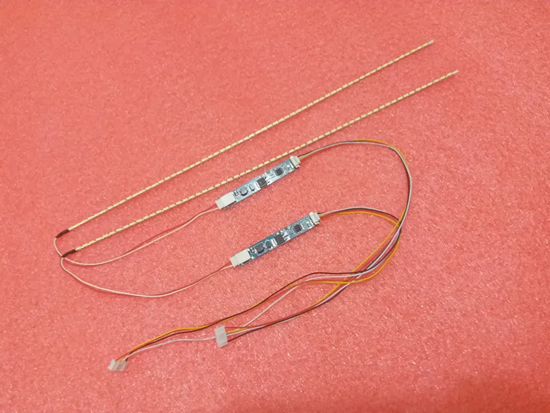 380x2.0mm Striscia per il 17 pollice LCD Del Computer Portatile Dimable Retroilluminazione A LED Lampade regolabile Kit di Aggiornamento Può essere tagliato da ogni 3 lampade 2 pz