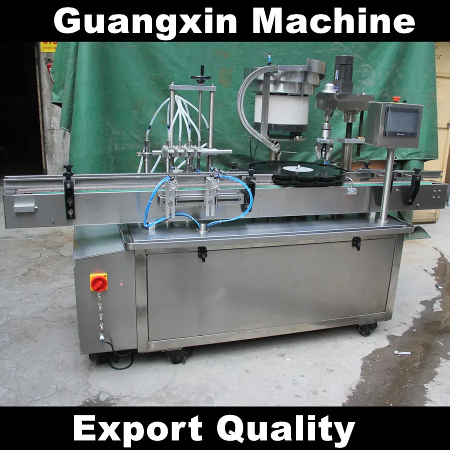 YTSP300 Automatico E macchina di rifornimento Liquida e tappatura, Spray cosmetici Liquido di Riempimento e Tappatura Macchina di riempimento e cap